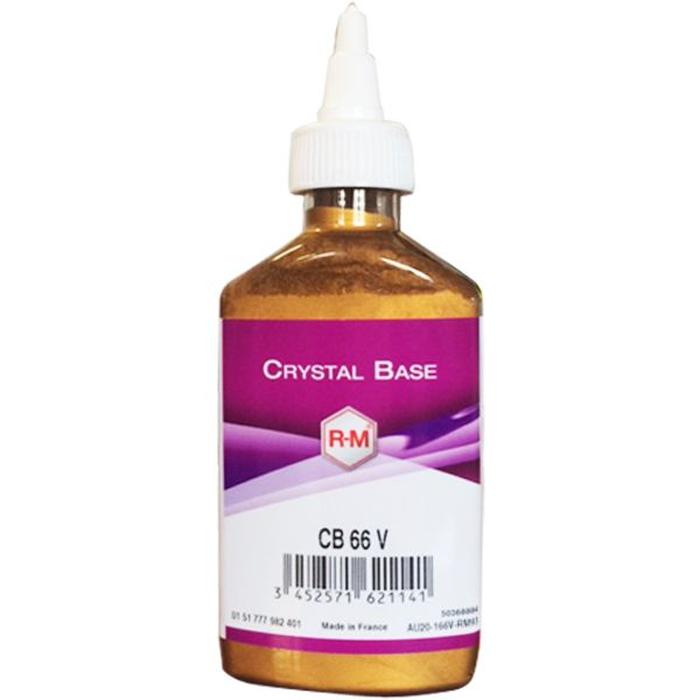 CB67V - Peinture carrosserie RM Crystal base aluminium doré 0.125L - RM