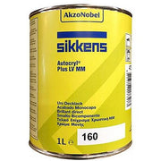 R160 - Peinture carrosserie SIKKENS Noir bleu 1L Autocryl plus LV - SIKKENS