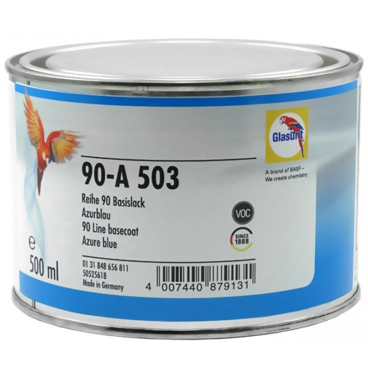 90A503 - GLASURIT lak carrosserie Blue 0.5L