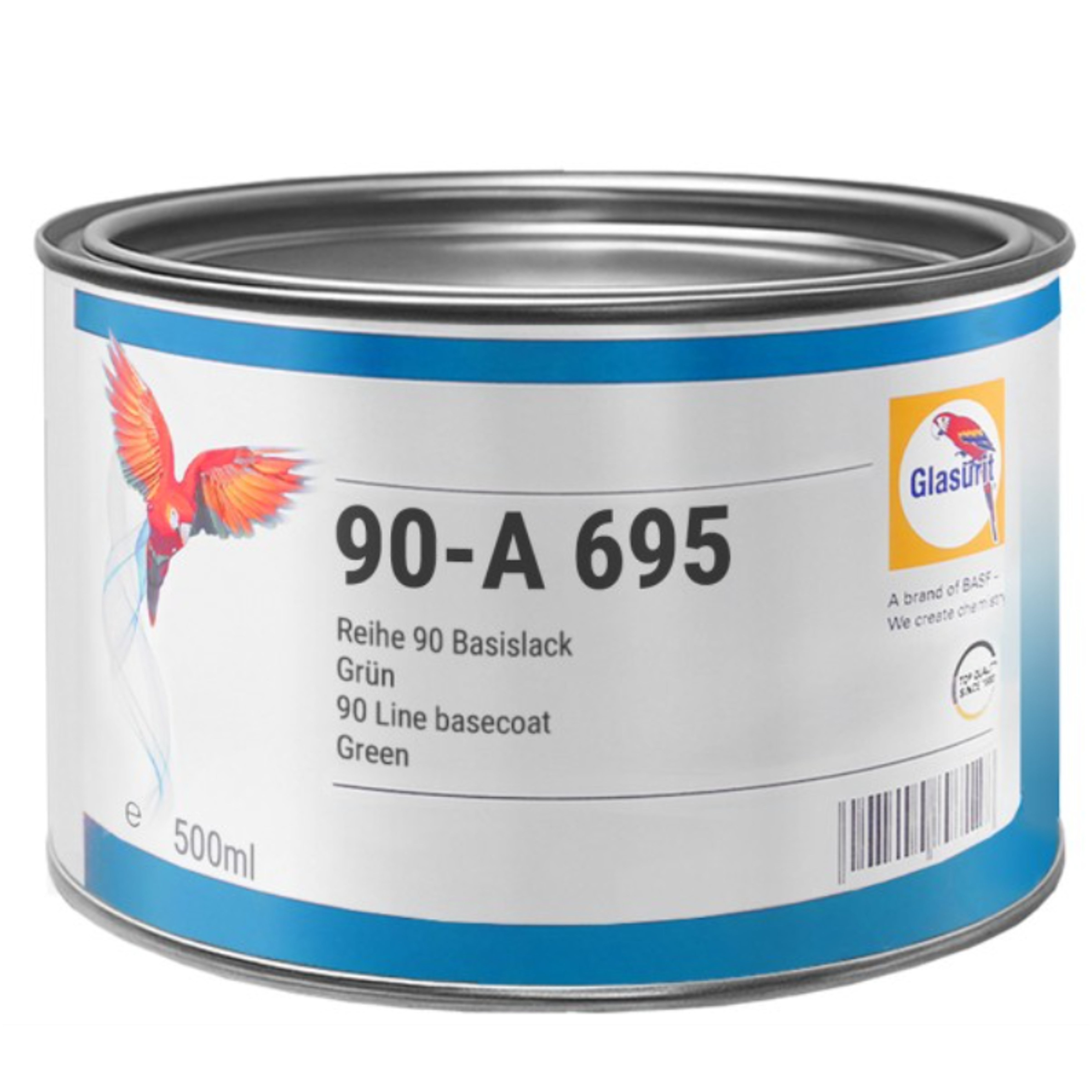 90A695 -Peinture carrosserie GLASURIT Green 0.5L