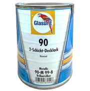 90M9908 - Peinture carrosserie GLASURIT Brilliant silver 1L