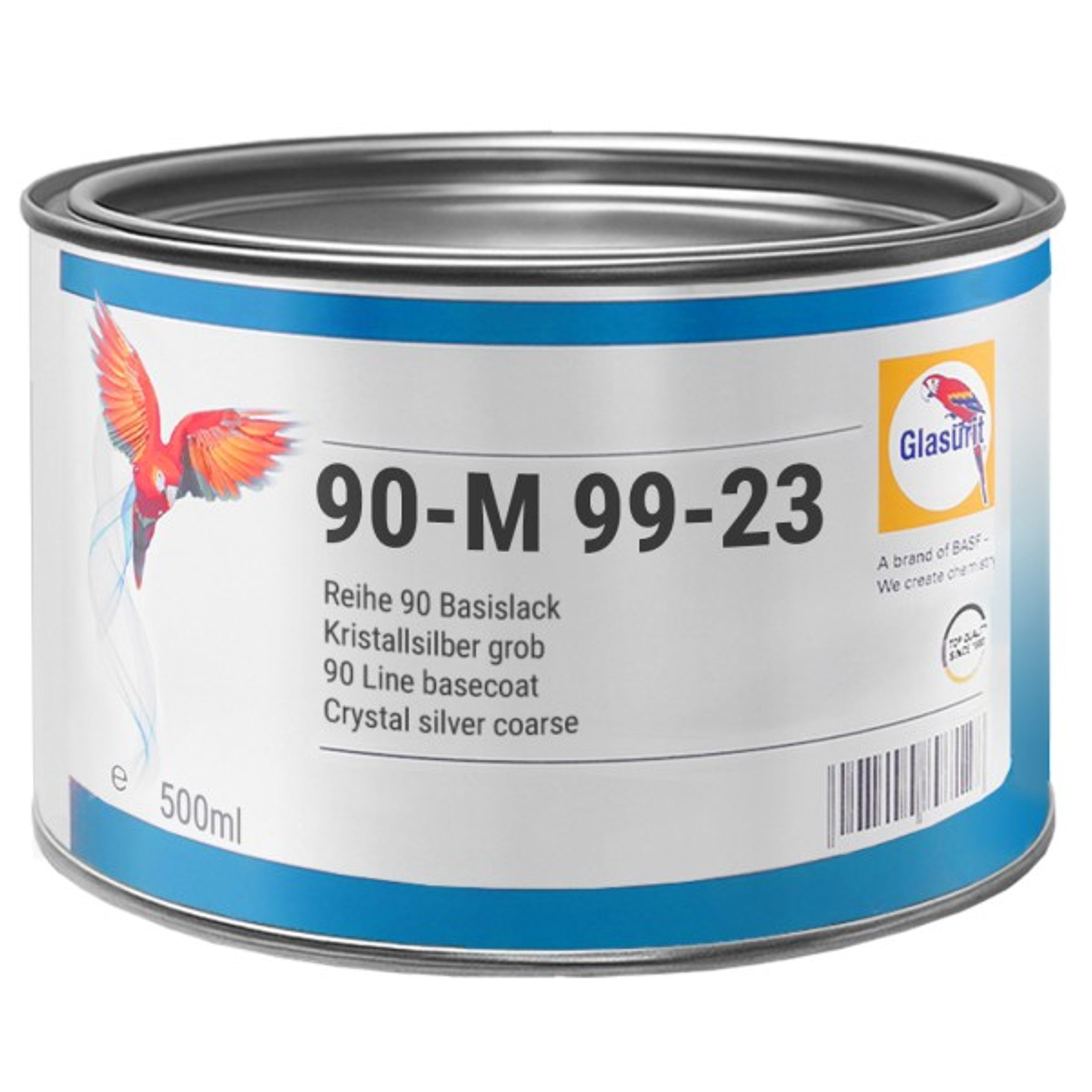 90M9923 -Peinture carrosserie GLASURIT Coarse crystal silver 0.5L
