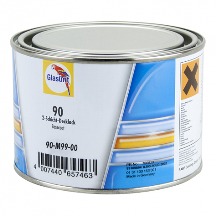 90M9900 - Peinture carrosserie GLASURIT Silver super fine 0.5L - GLASURIT