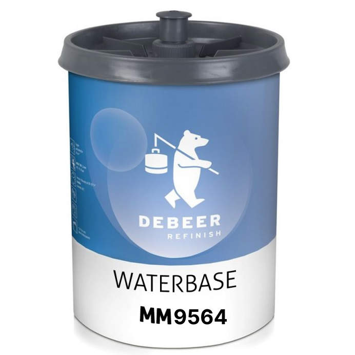 9564 - Peinture Hydro DEBEER Vert bleu brillant 1L - DEBEER