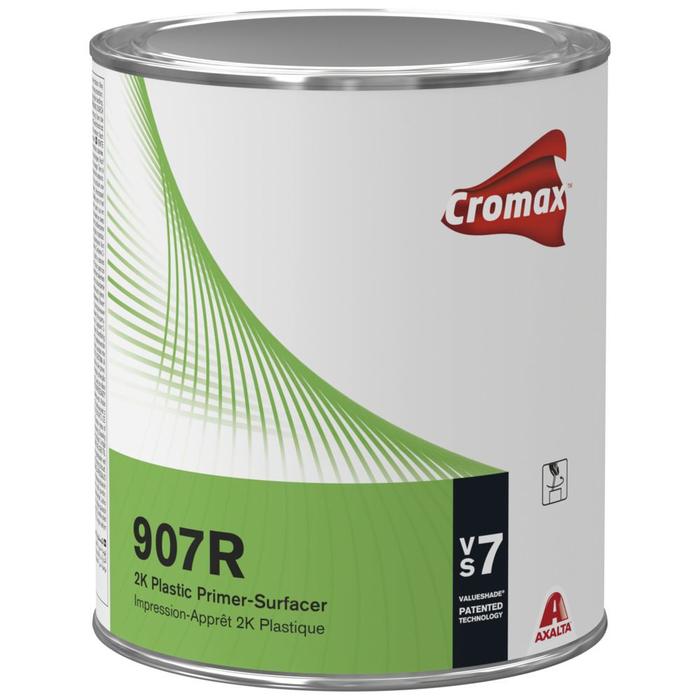907R - Primer CROMAX Noir 2K universel pour plastique 1L - CROMAX