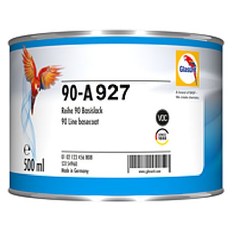 90A927 - Peinture carrosserie GLASURIT Reduced black 0.5L - GLASURIT
