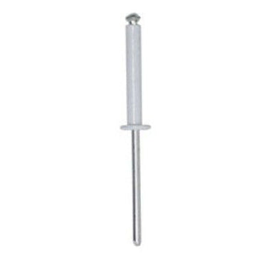 4725 - Rivet épanoui blanc diamètre 4 x 26 mm plaque d'immatriculation - RESTAGRAF