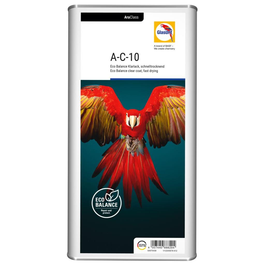 A-C-10 -Vernis carrosserie GLASURIT séchage rapide Eco Balance AraClass 5L - GLASURIT