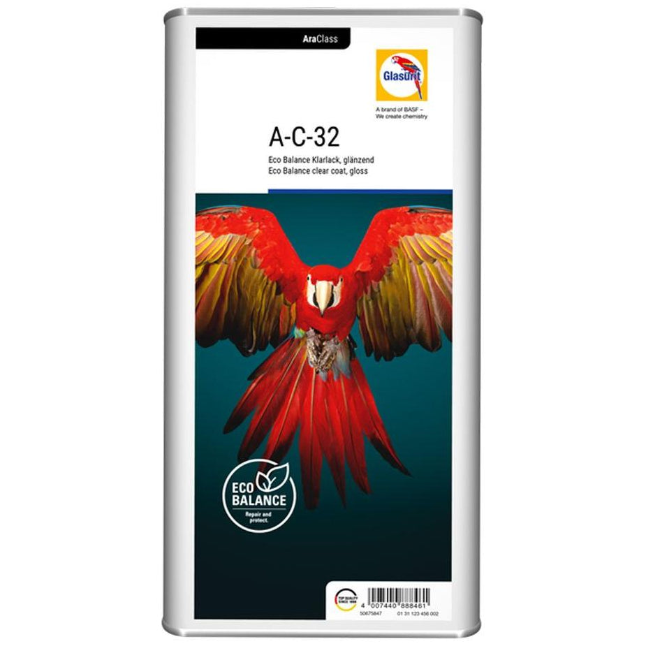 A-C-32 -Vernis carrosserie GLASURIT Eco Balance AraClass brillant très élevé 5L - GLASURIT