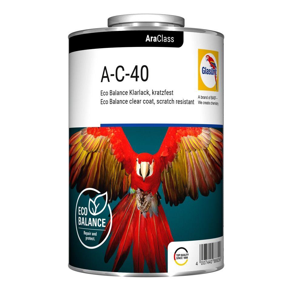 A-C-40 - Vernis carrosserie GLASURIT Eco Balance AraClass anti-rayures 1L - GLASURIT