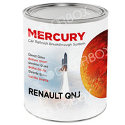 Blanc solvant 2K Colorimétrie compatible 95% parc auto 1L - MERCURY