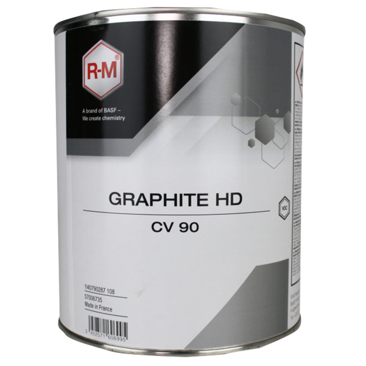 CV90 - RM standard grafit HD vit billack för tunga fordon 3,5L