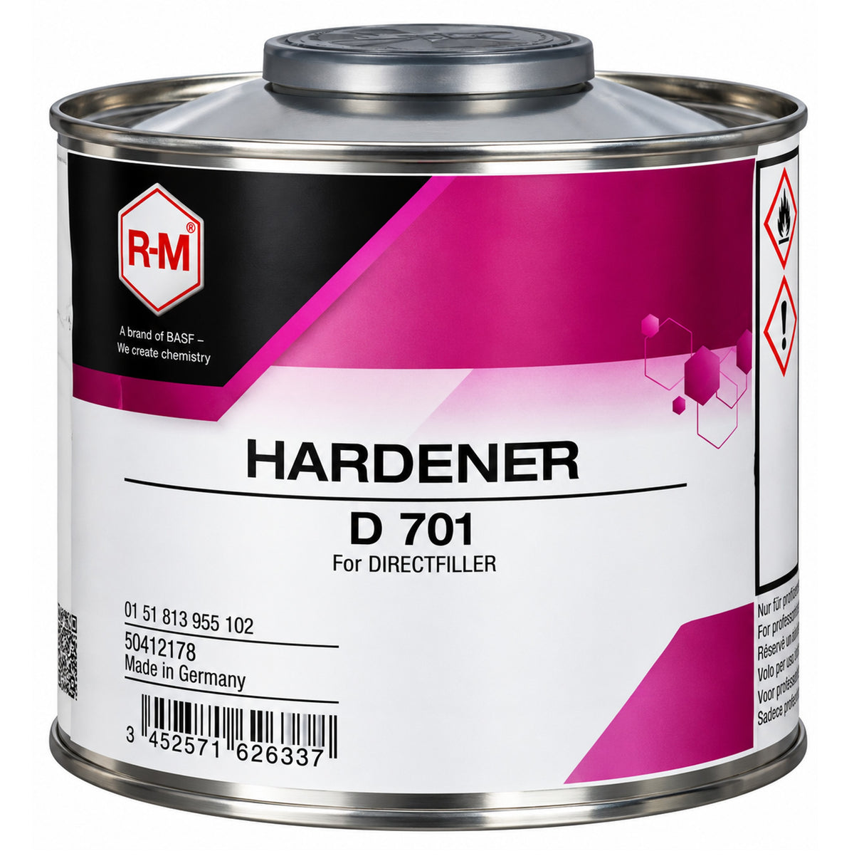 D701 -Durcisseur RM 0.5L pour apprêt DIRECTFILLER