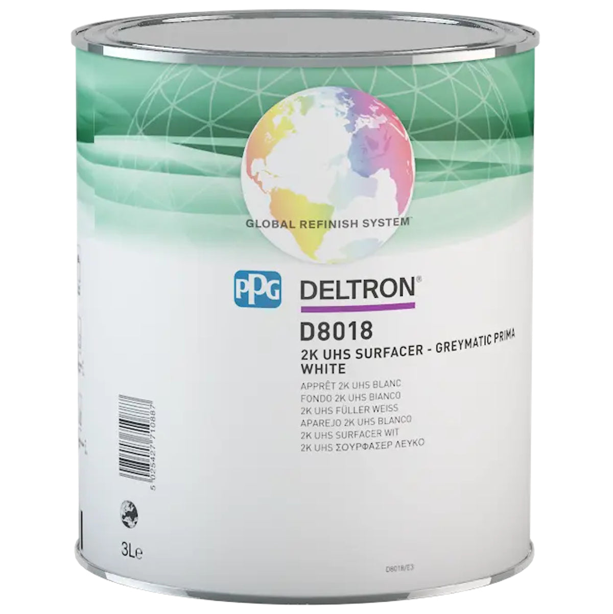 D8018 - Primer PPG Blanc G1 garnissant Greymatic UHS Prima 3L