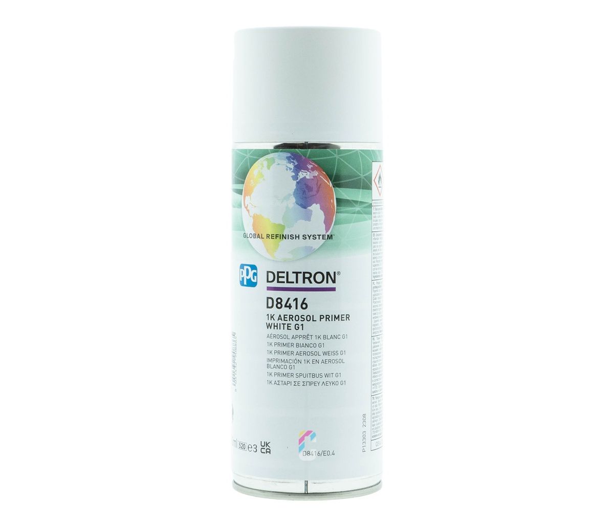 D8416 - Weißer 1K-Grundierfüller G1 PPG Spray 400ml
