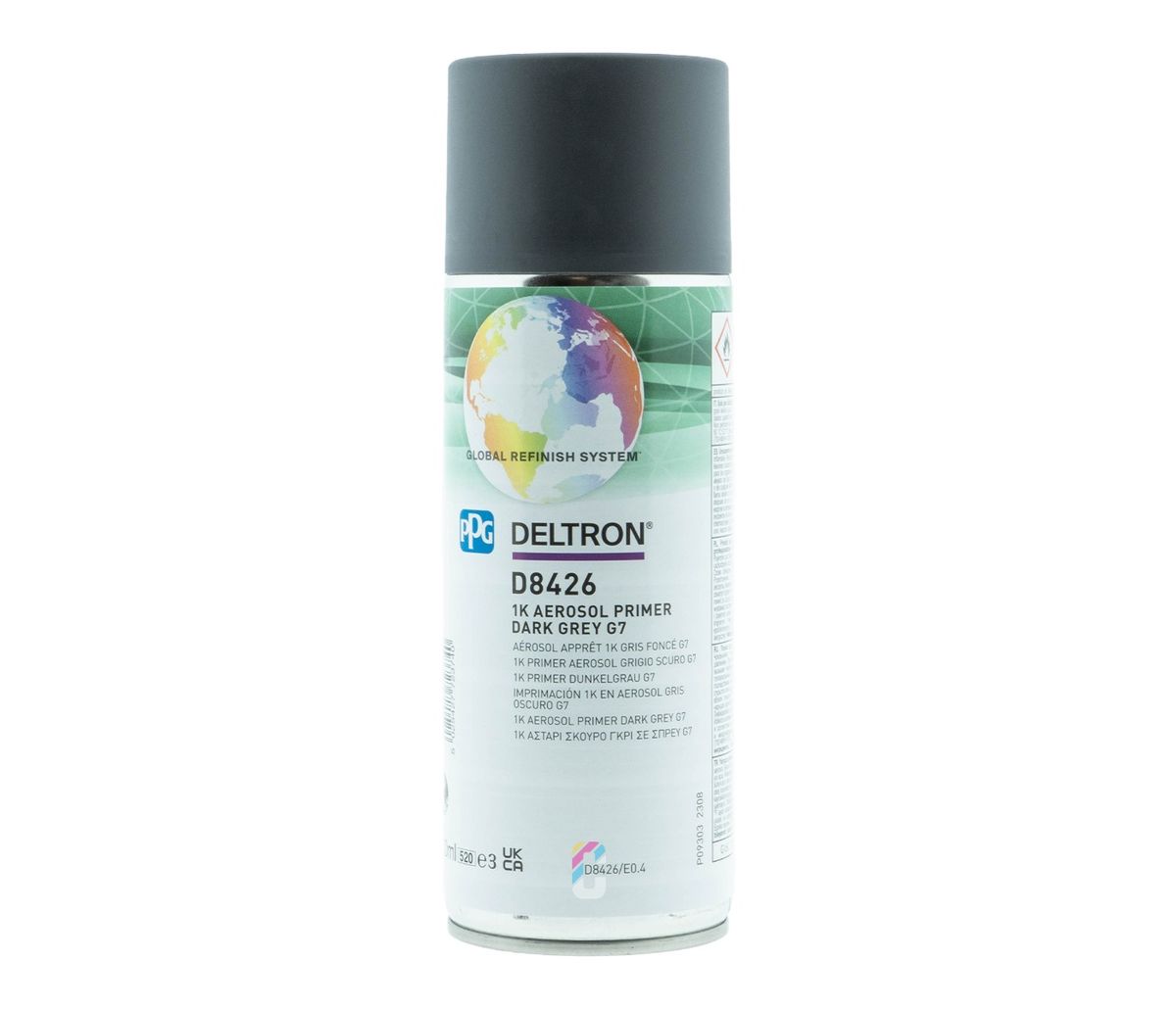 D8426 - Dunkelgrauer 1K-Grundierfüller G7 PPG Spray 400ml