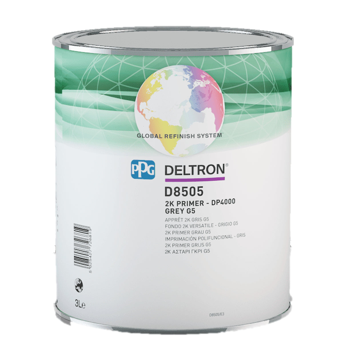 D8505 - Primer PPG Gris G5- DP4000 Mouillé sur mouillé sans ponçage acrylique 2K 3L