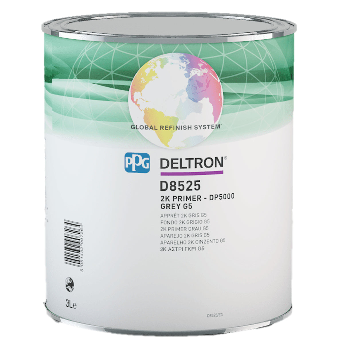 D8525 - Primer PPG Gris - DP5000 très garnissant 2K 3L