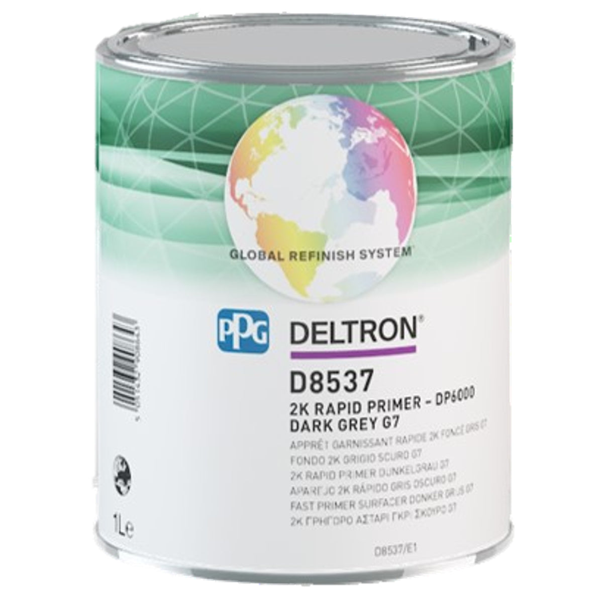 D8537 - Apprêt 2K HP séchage air PPG - Gris foncé G7 - DP6000 1L