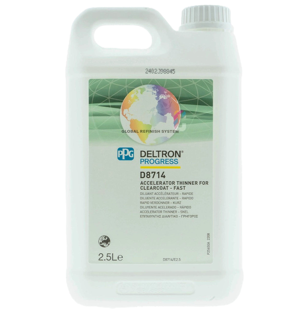 D8714 - PPG verdunner versneller Deltron progress voor direct glans D6000 2.5L