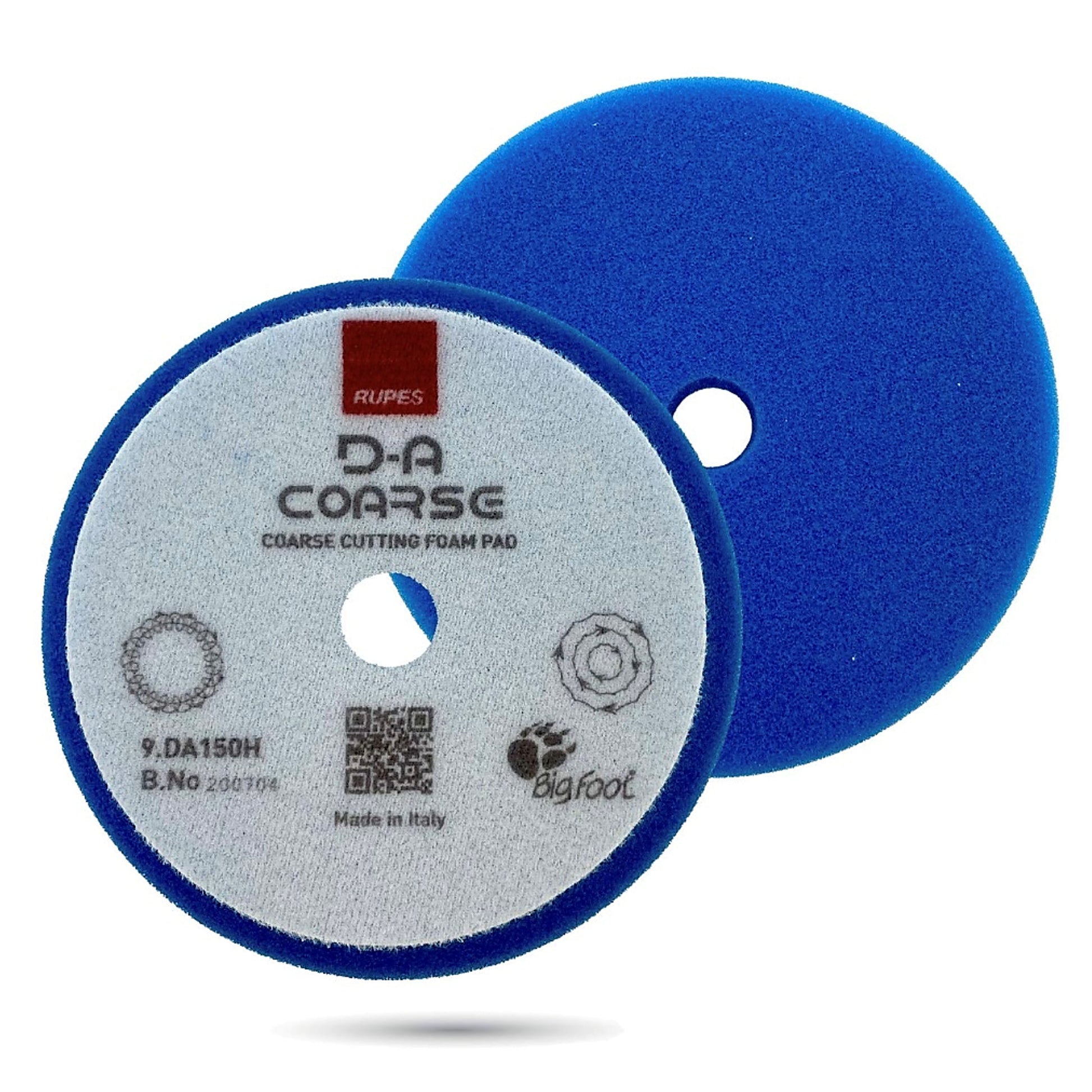 DA_150H - 1 mousse velcro à polir DA Coarse High Performance RUPES 75mm diamètre 150mm - RUPES