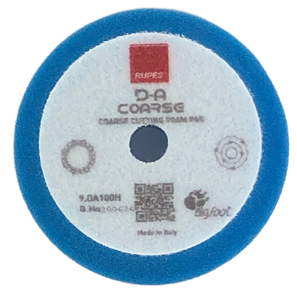 1 tampon RUPES bleu de polissage gros diamètre 100mm