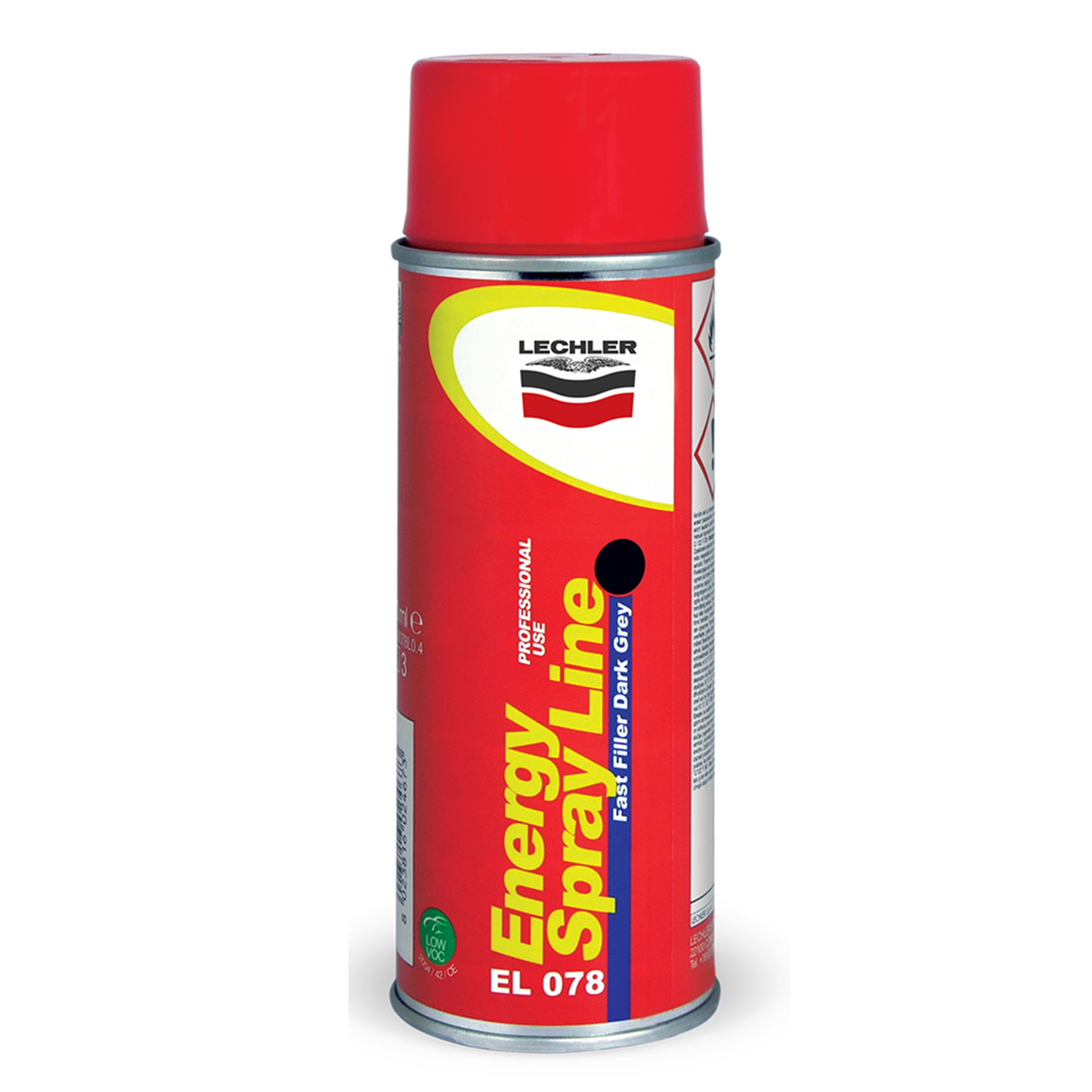 EL078 - Primer LECHLER Energy Line fast filler gris foncé 400ml