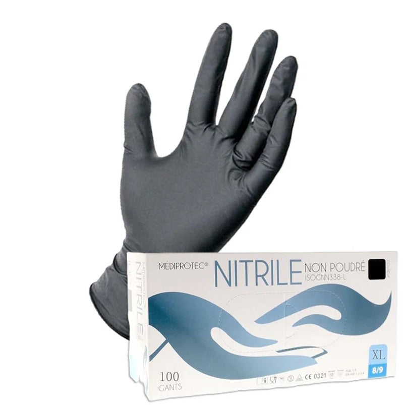 Boîte de 100 gants MEDIPROTECH en nitrile