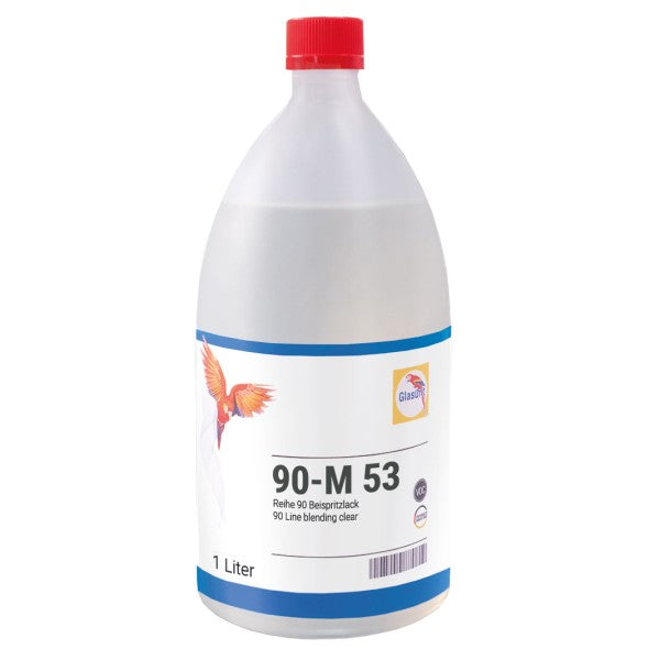 90-M53 – GLASURIT metalliserad vattenbaserad baslack och klarlack, 1 L