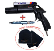 KIT_ANTISTATIQUE - Ionisierende Spritzpistole KEMTEX + Blaspistole Durchmesser 0,8 + kostenlose Daunenjacke