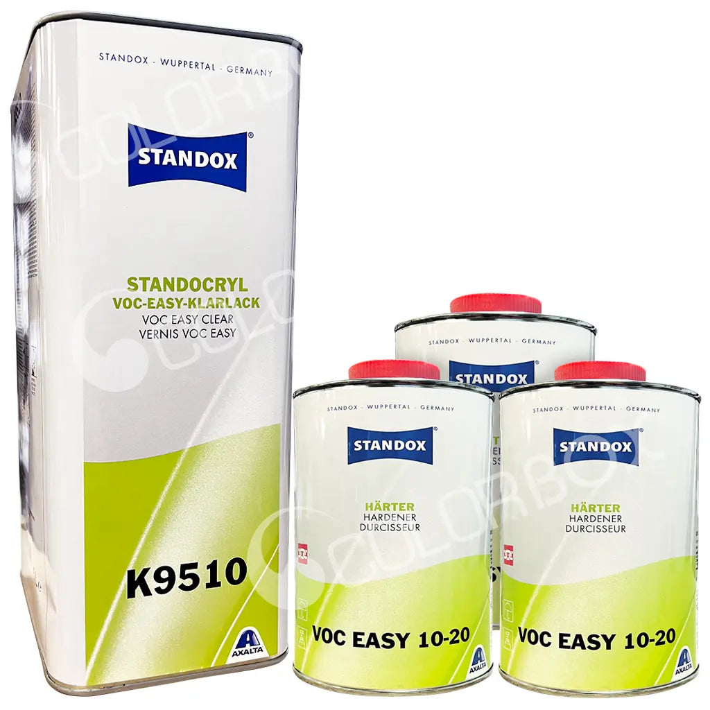 KIT_K9510 - Kit Vernis carrosserie STANDOX EASY 02084151 + 2 durcisseurs FAST 020862 24 - STANDOX