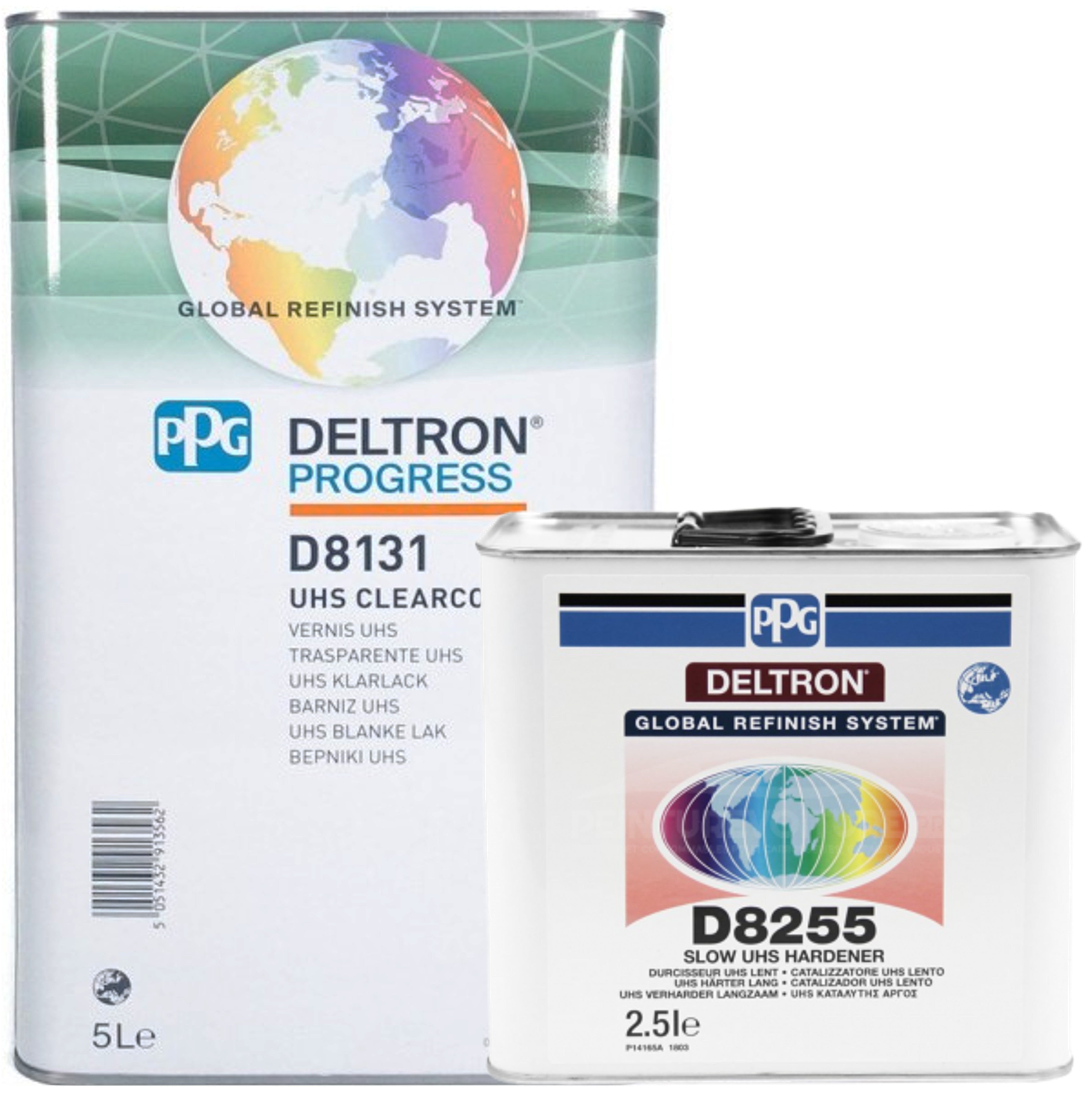 PPG Carrosserievernis Kit D8131 + Trage Verharder D8255
