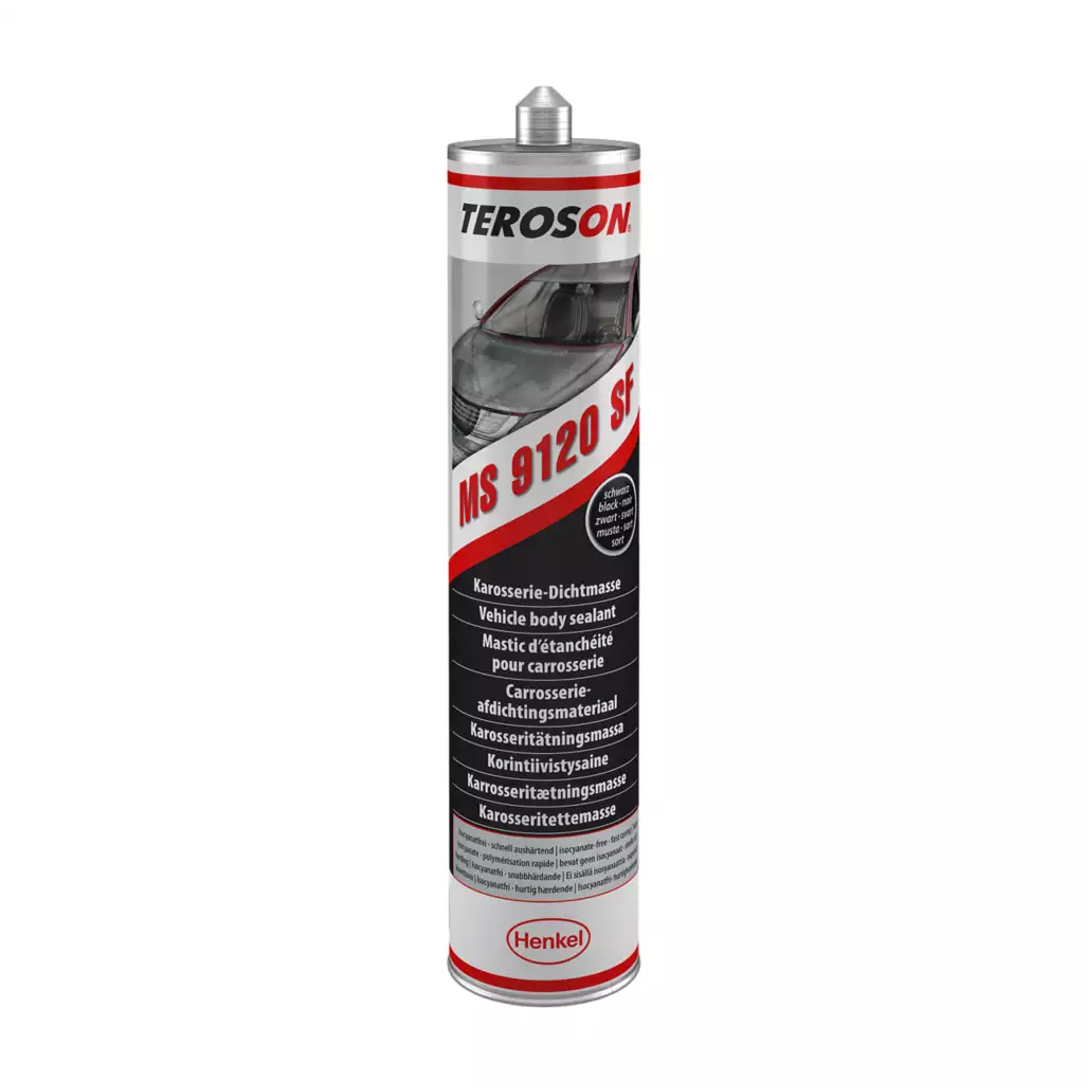 MS9120SF_NOIR - Schwarz Dichtmasse & Klebstoff für Metalluntergründe MS Polymer einkomponentig 310ml