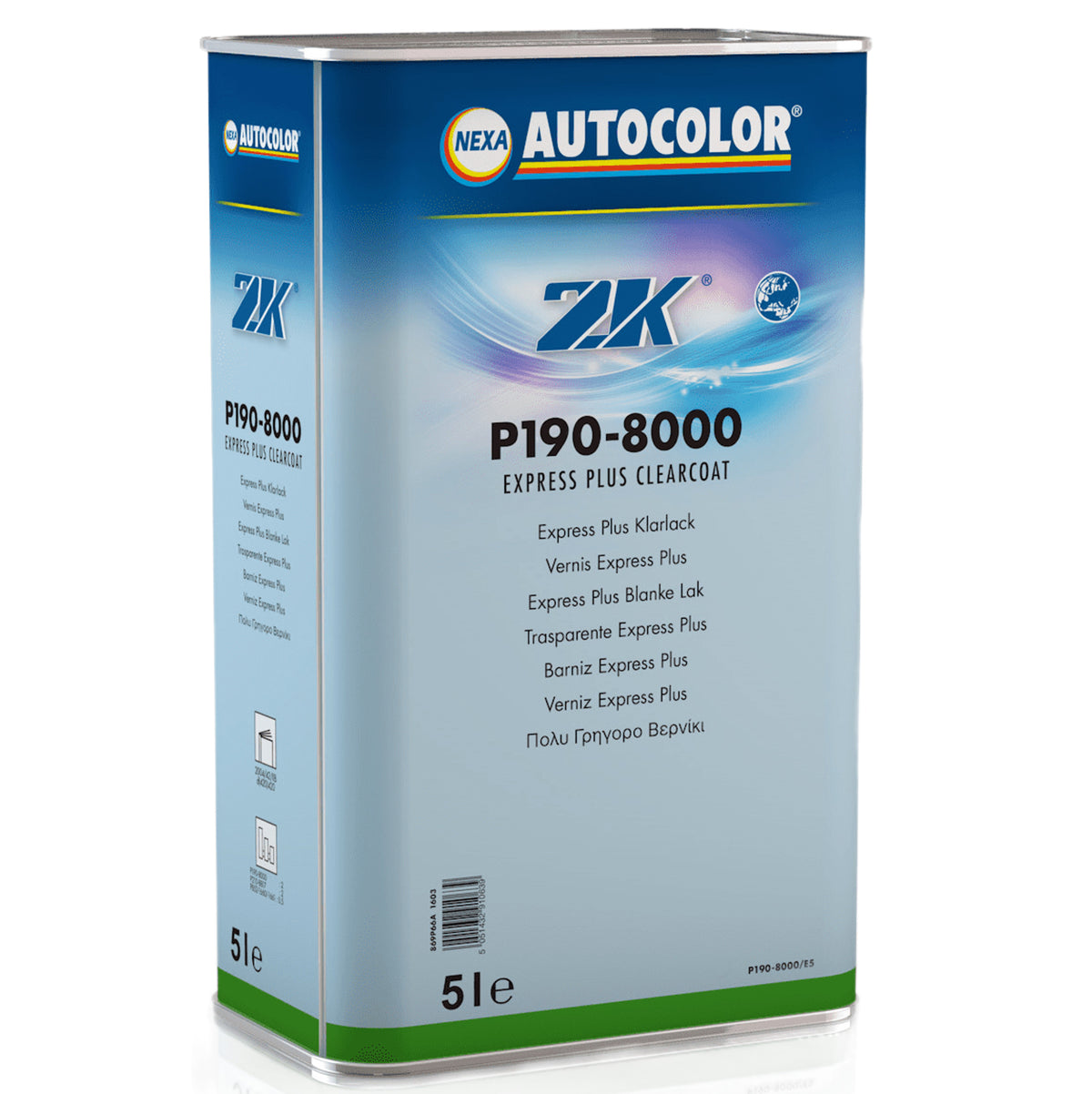 P190-8000 - AUTOCOLOR Karosserielack, schnelltrocknend Express Plus 5L