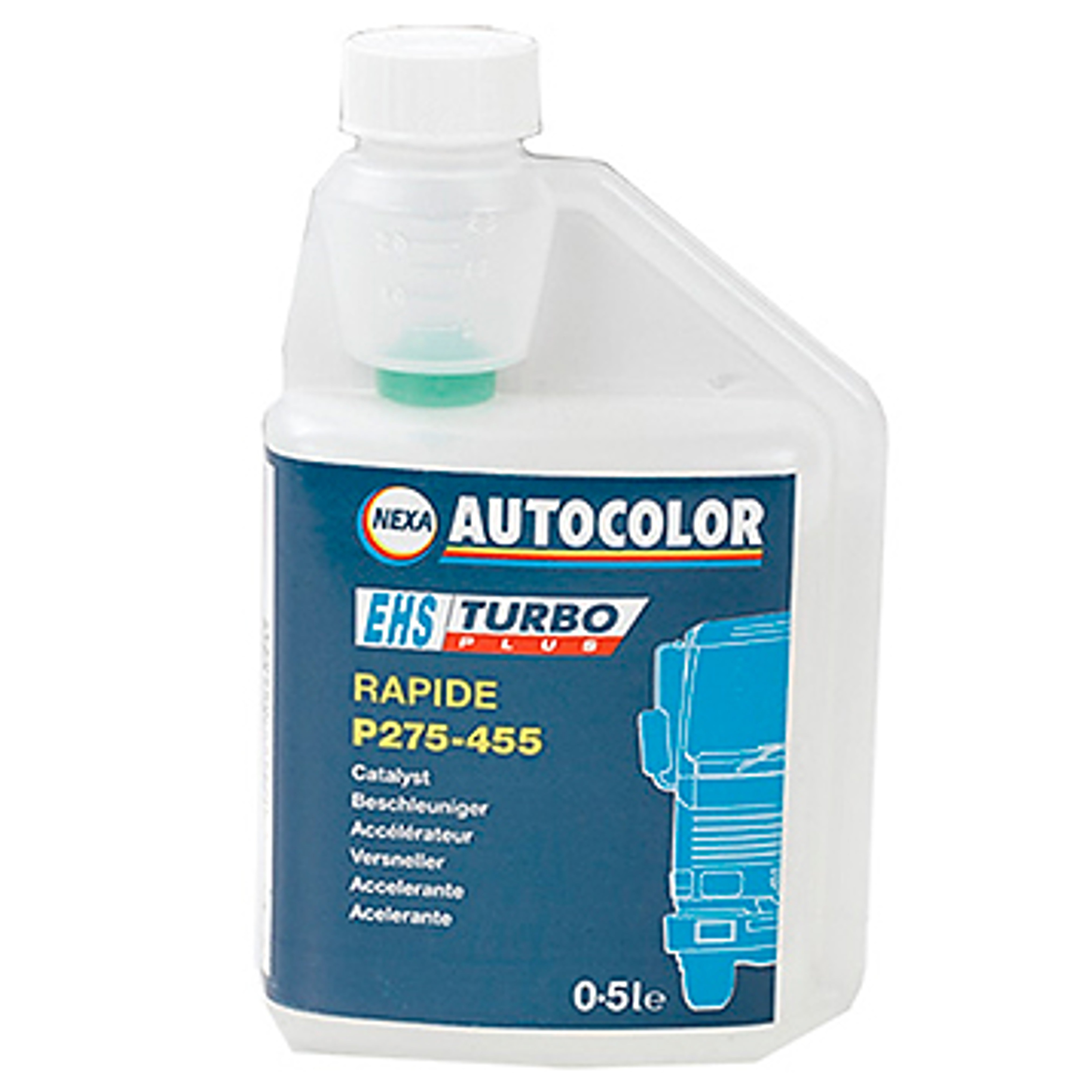 P275-455 -Durcisseur AUTOCOLOR Turbo-Schnelltrocknungsbeschleuniger Plus EHS 0,5L