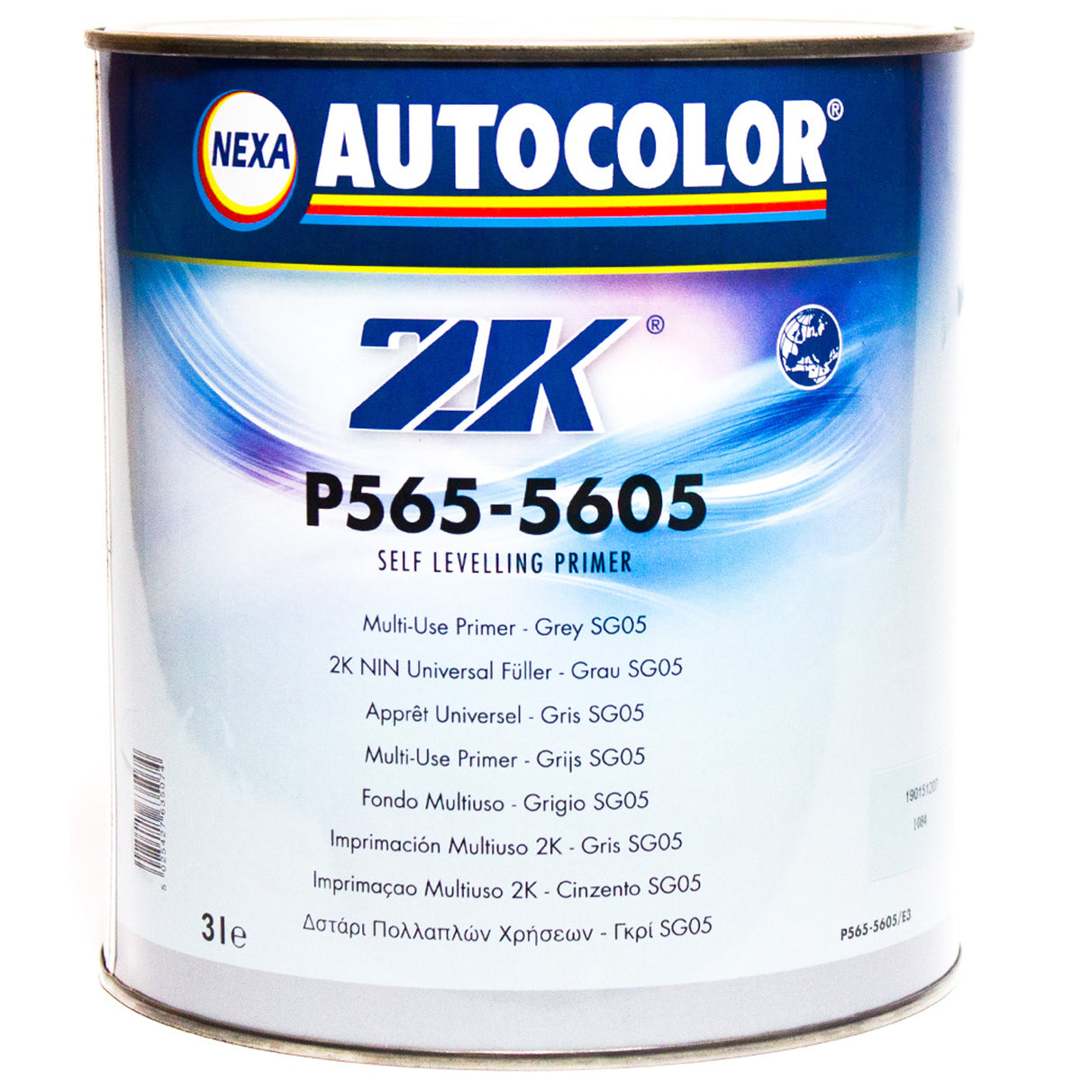 P565-5605 - Primer AUTOCOLOR Grigio chiaro SG05 fondo riempitivo HS 3L