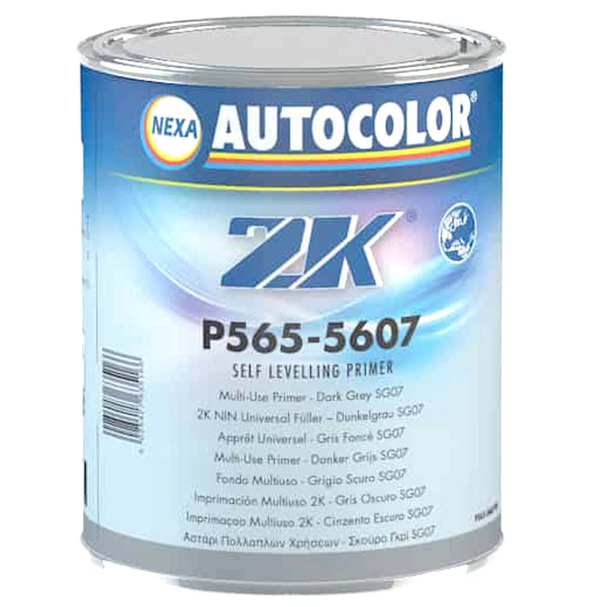 P565-5607/E1 - AUTOCOLOR Primer Dark Gray SG07 High Solid Filler Primer 1L