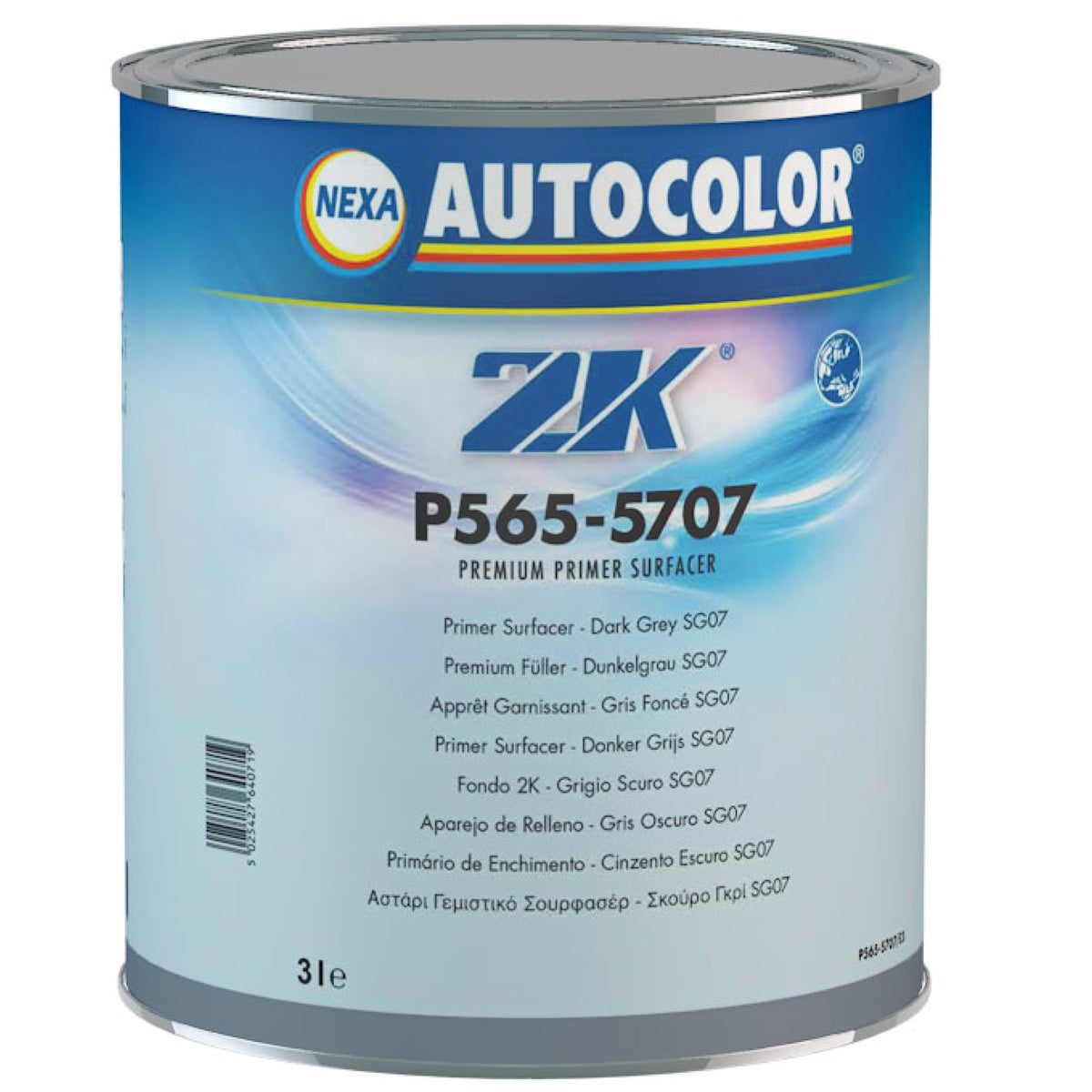 P565-5707 - Primer AUTOCOLOR Grigio scuro Primer riempitivo HS Plus Premium 3L