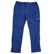 Pantalone blu navy ricamato