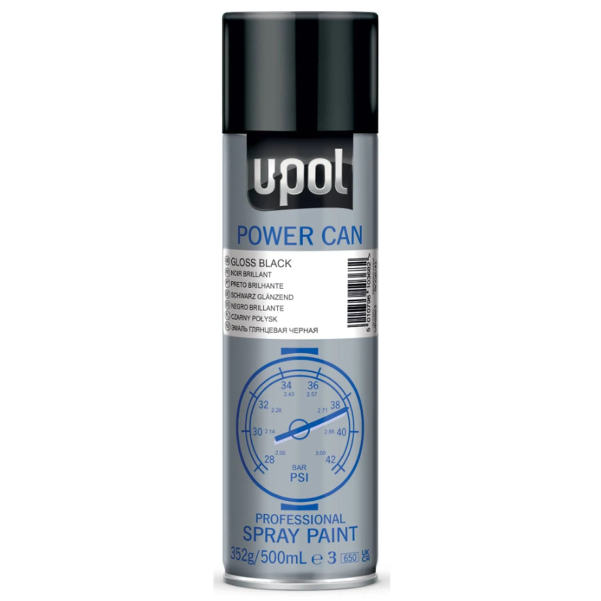PCLC/AL - Vernis carrosserie brillant Power Can UPOL aérosol de 500ml
