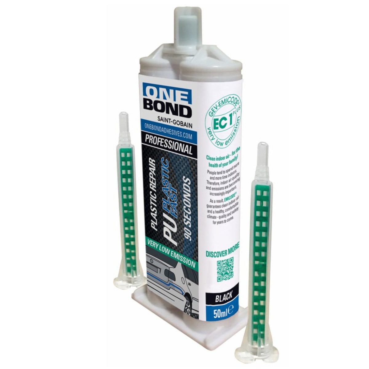 PLASTIC_FAST - PU-lijm One Bond voor reparatie kunststof snelle 90 seconden 50mlAY