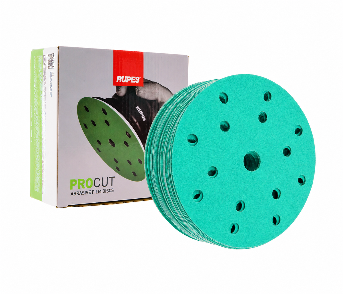 50 disques abrasifs RUPES Procut 9.45FD 150mm 15 trous