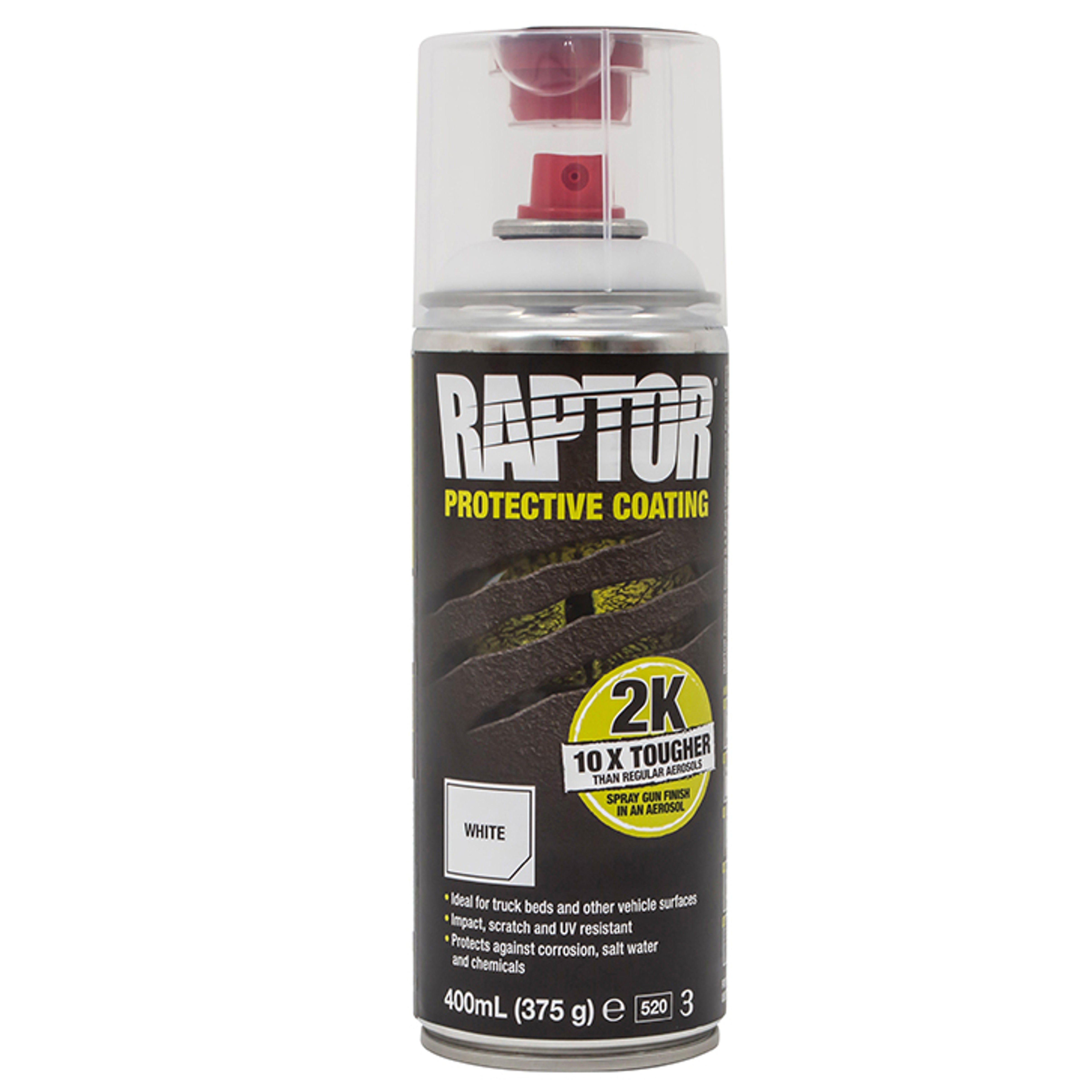 RLW/AL - Raptor 2k blanc en aérosol 400ml