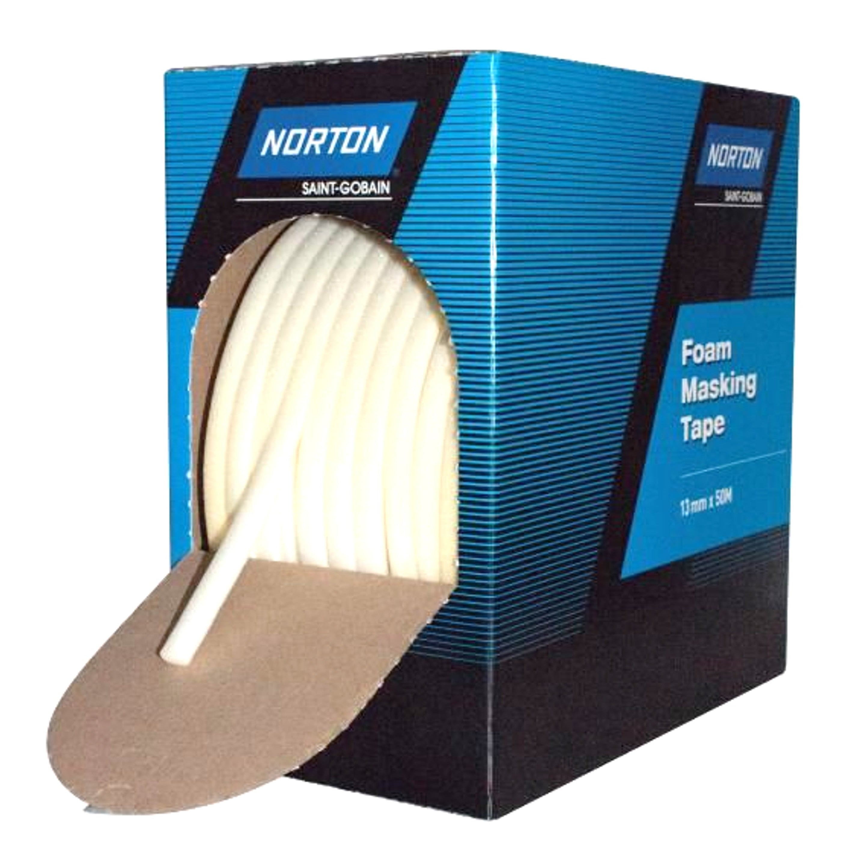 Ruban mousse de masquage portières & trappe carburant NORTON 50m - NORTON