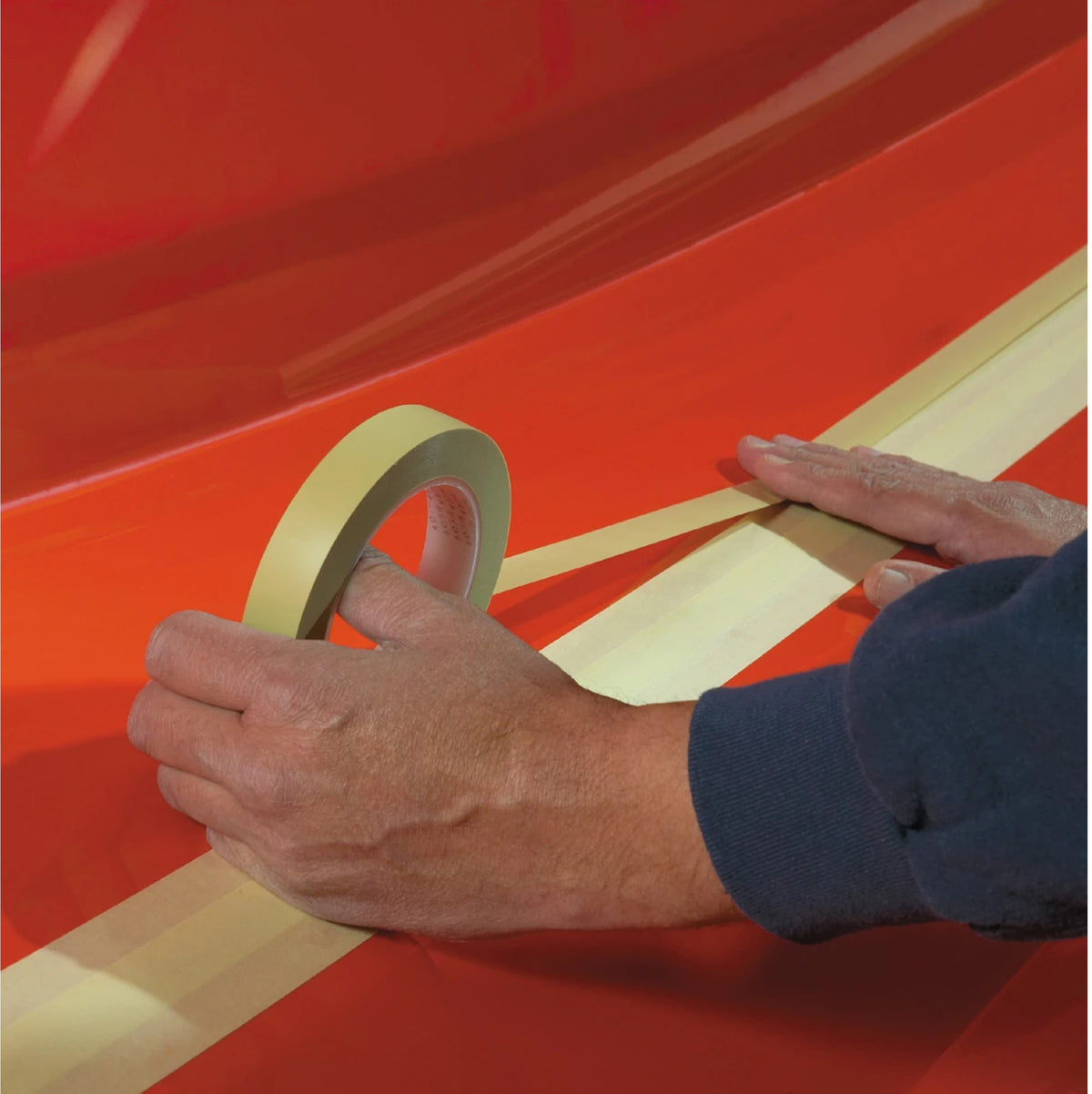 Ruban de masquage ligne fine 3M Scotch Fine Line 218 vert 55m – Plusieurs largeurs