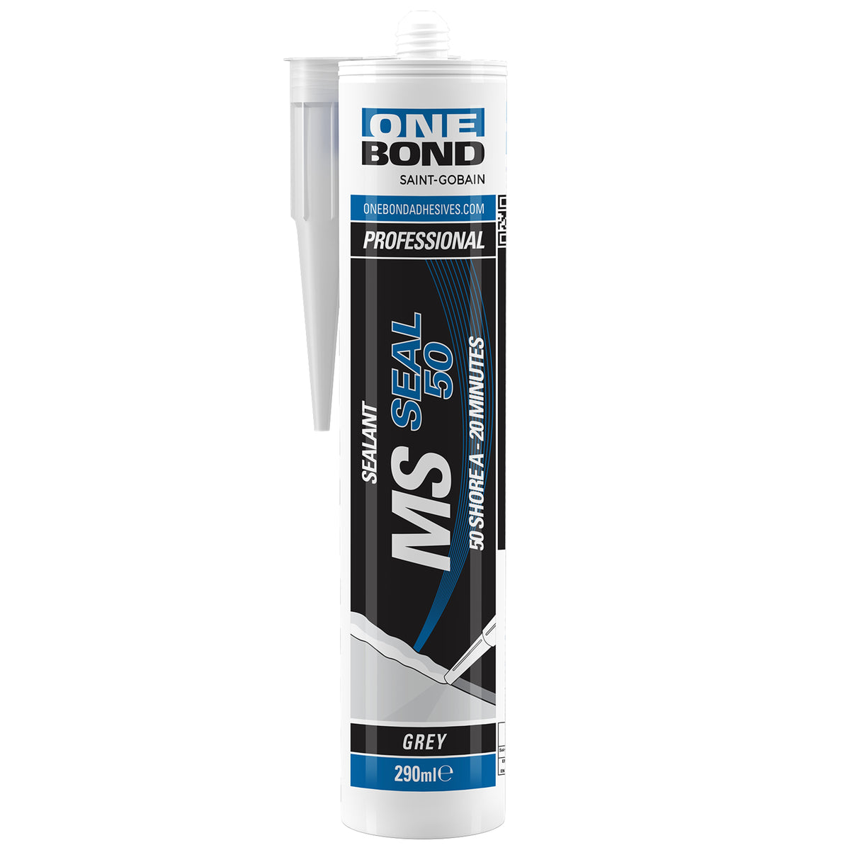 SEAL_50 - Colle One Bond stucco MS grigio essiccazione 20 minuti 290ml