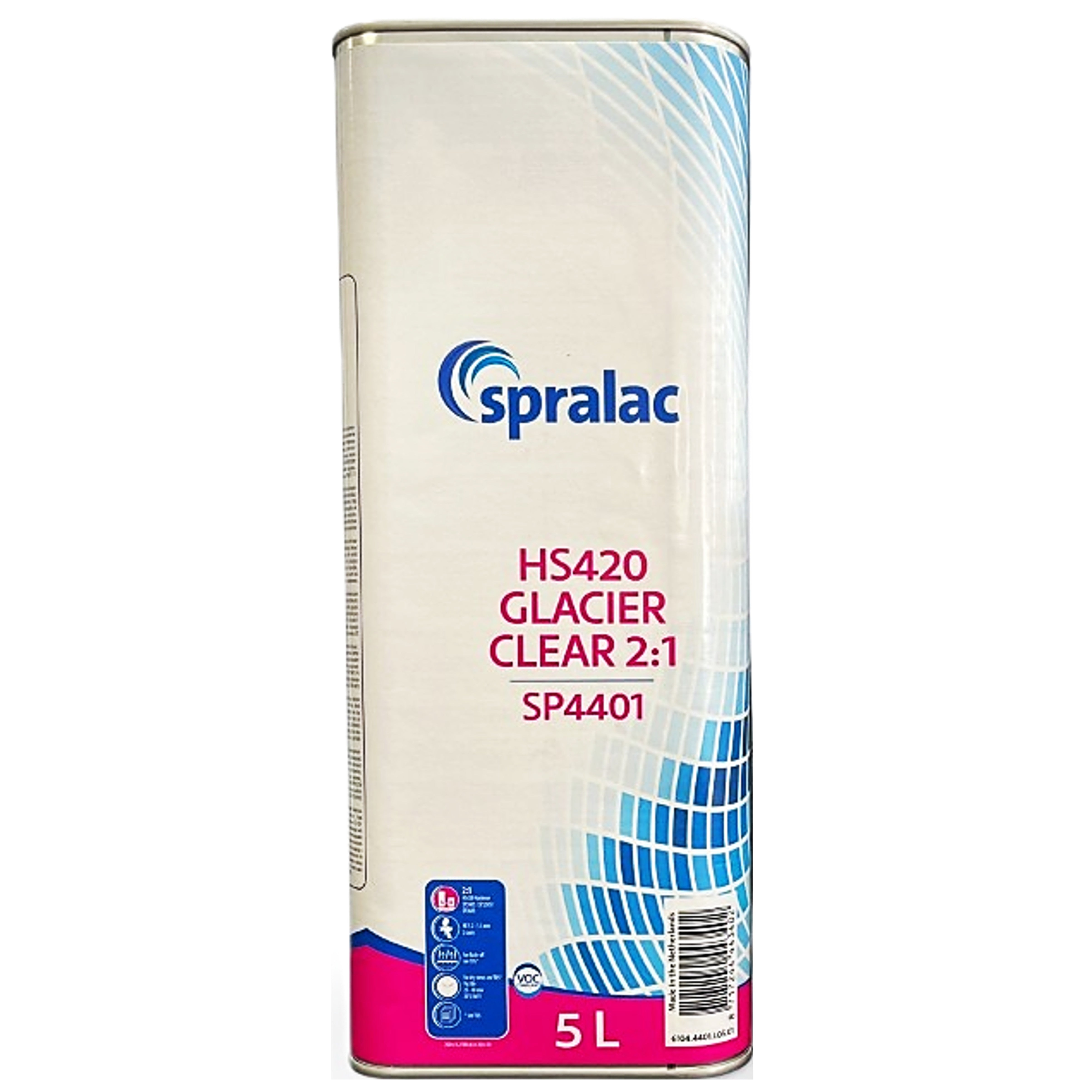 SP4401 - Karosserielack SPRALAC, DEBEER HS420 Glacier Clear 5L