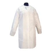 TKI_XL - White Disposable Coat Size XL