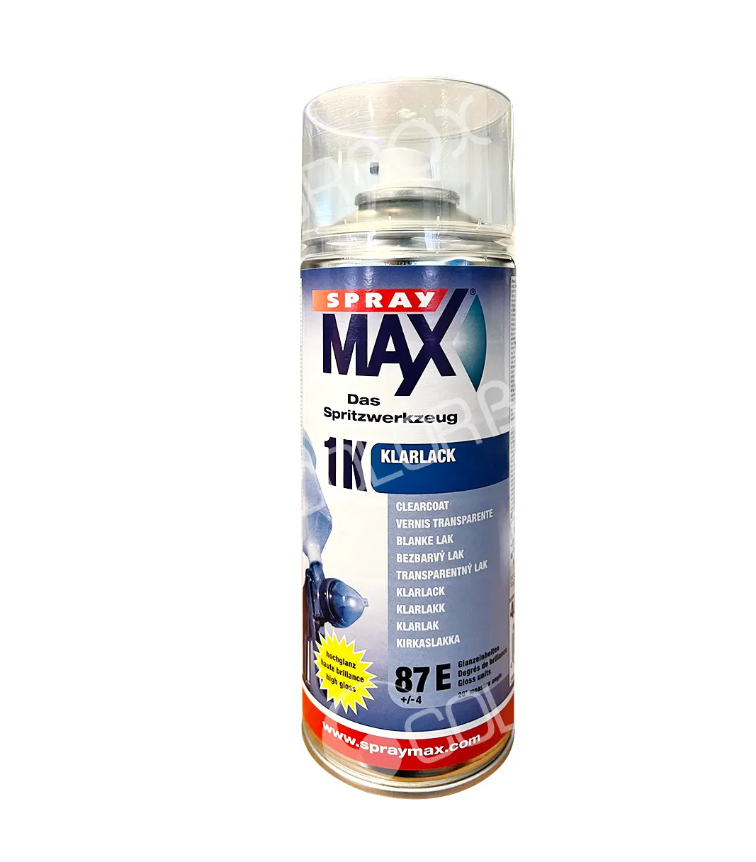 680054 - Vernis carrosserie SPRAY MAX, en aérosol 1K transparent 400ml - SPRAY MAX