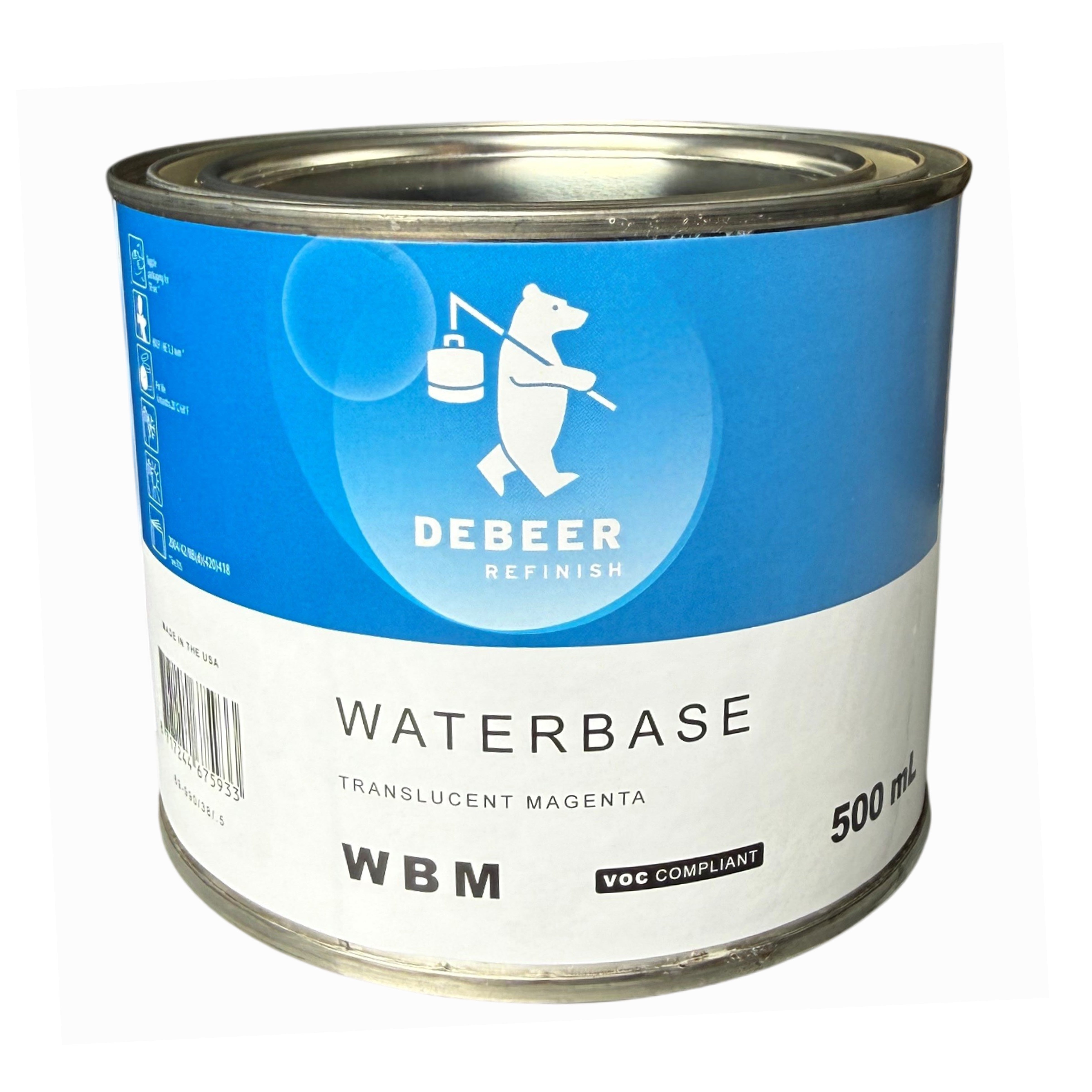 WBM - Peinture carrosserie DEBEER Magenta translucide 0.5L
